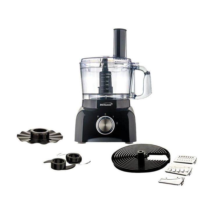 5-Cup Black Food Processor