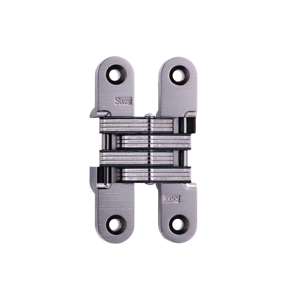 3/4 in. 3 3/4 in. Satin Chrome Invisible Hinge - Super Arbor