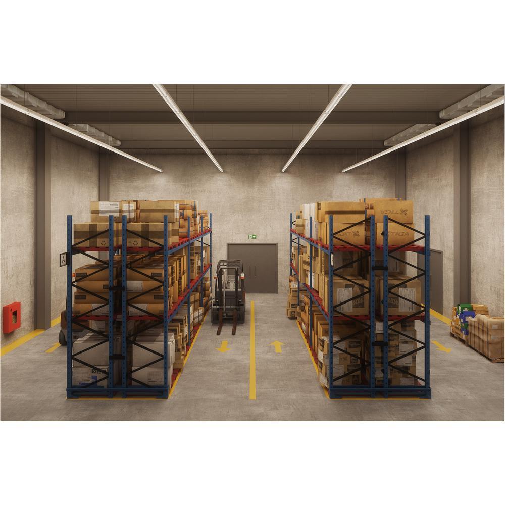 32-Watt 4-Light White 8 ft. Tandem Fluorescent Strip Light - Super Arbor