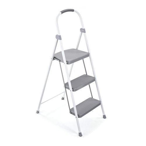 Rubbermaid RMS-3 3-Step Steel Step Stool, 225-pound Capacity
