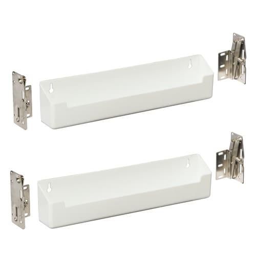 Knape & Vogt 11-in W x 3-in H 1-Tier Pull Down Plastic Tip-out Tray