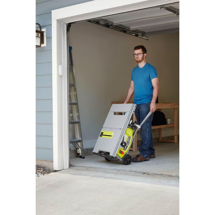 15 Amp 10 in. Expanded Capacity Table Saw With Rolling Stand