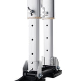 24 in. to 40 in. Adjustable Height Silver Drywall Stilts - Super Arbor