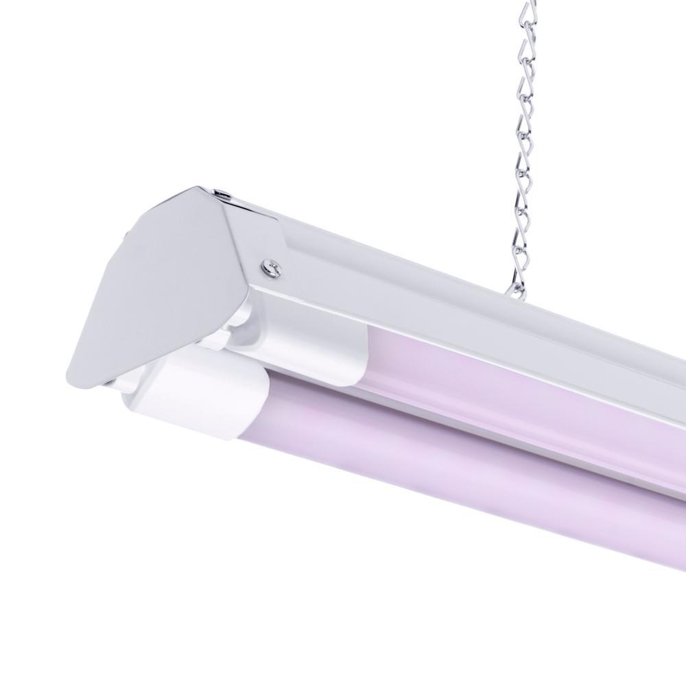 4 ft. 32-Watt Full Spectrum LED Grow Light Fixture (2 Tubes Included) - Super Arbor