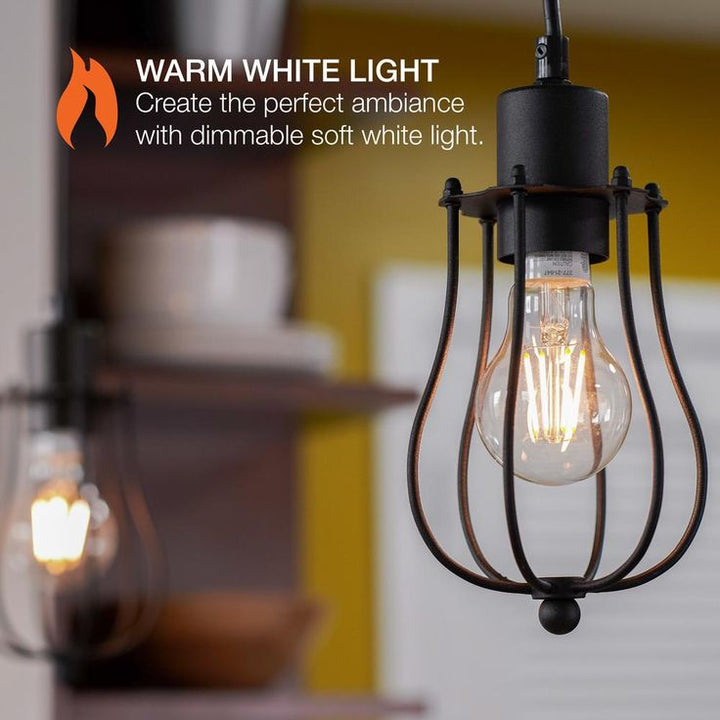 Sylvania + Bluetooth 40W Equivalent Soft White Dimmable Filament A19  LED Smart Light Bulb