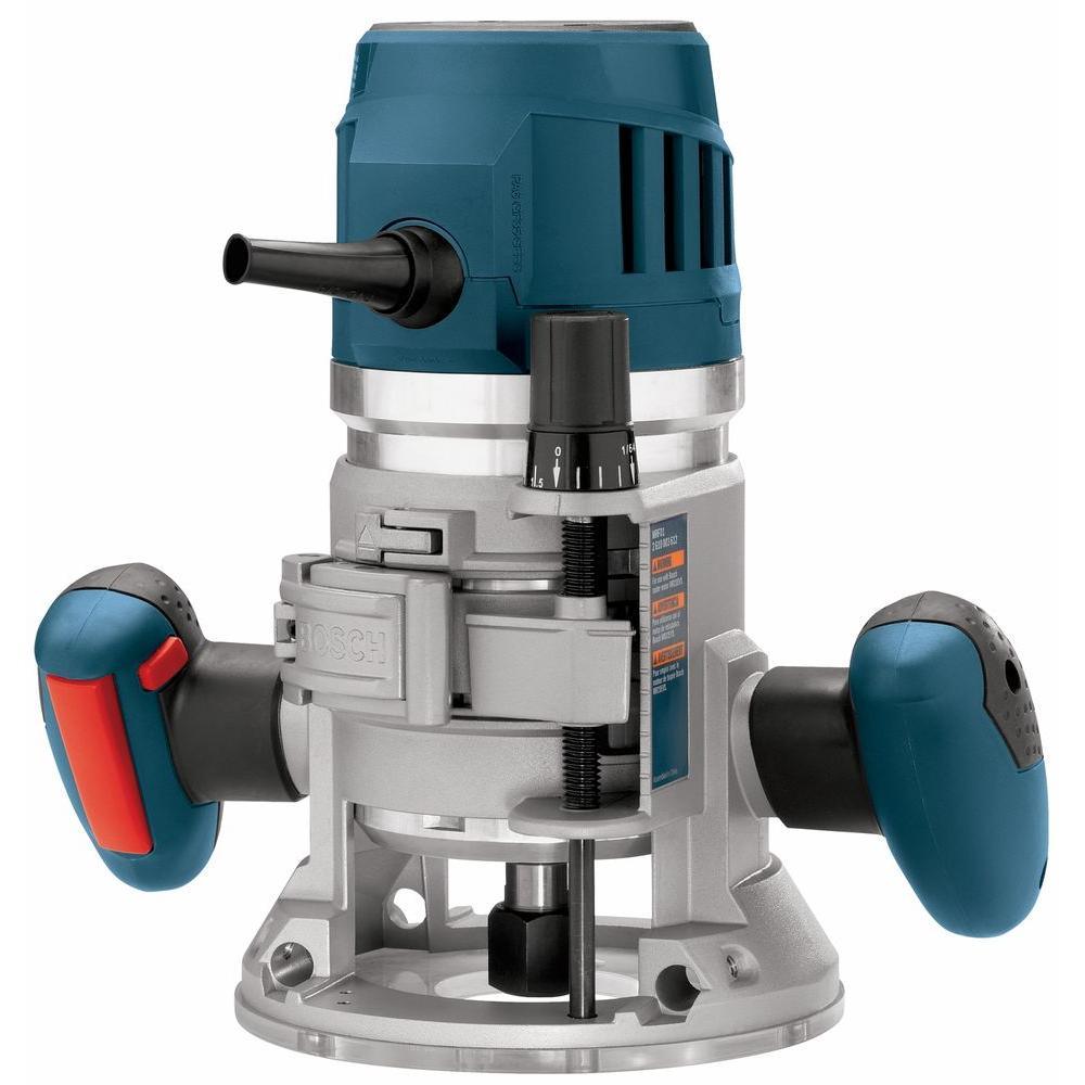 15 Amp 3-1/2 in. 2.3 HP Corded Electric Variable Speed Fixed Base Router Kit with Trigger Control - Super Arbor