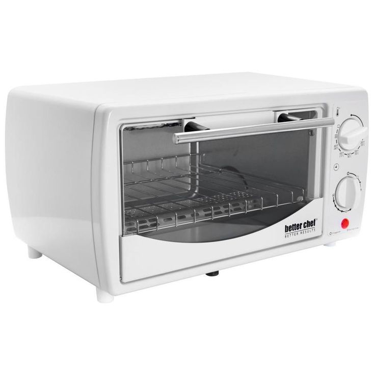 Better Chef 2-Slice White Convection Toaster Oven (700-Watt)