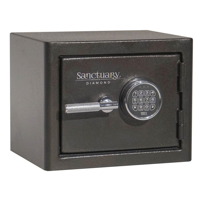 Sanctuary Diamond Medium Size Interior Fire/Waterproof Safe with Electronic Lock in Midnight Earth - Super Arbor