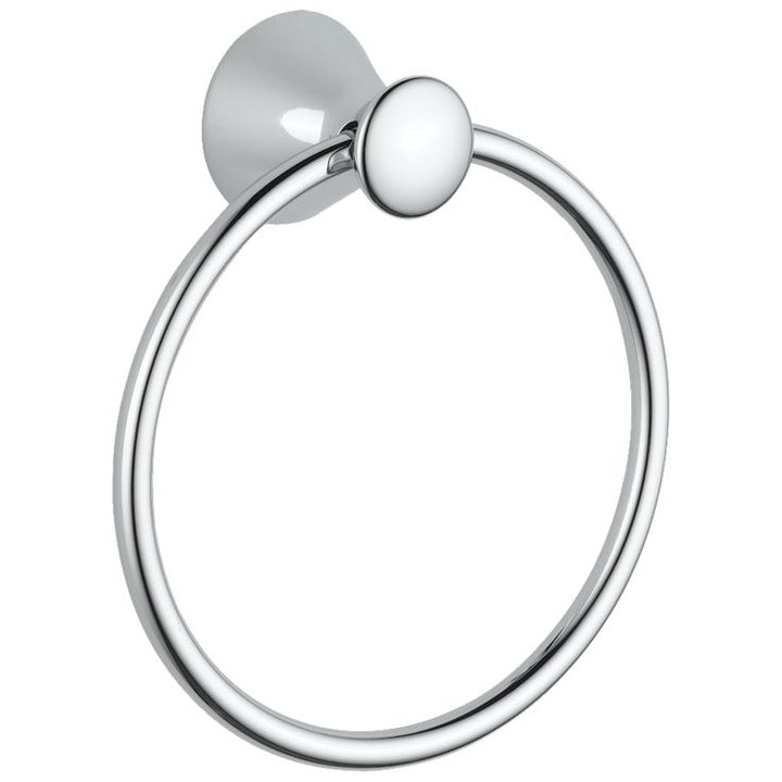 Delta  Lahara Polished Chrome Wall Mount Towel Ring