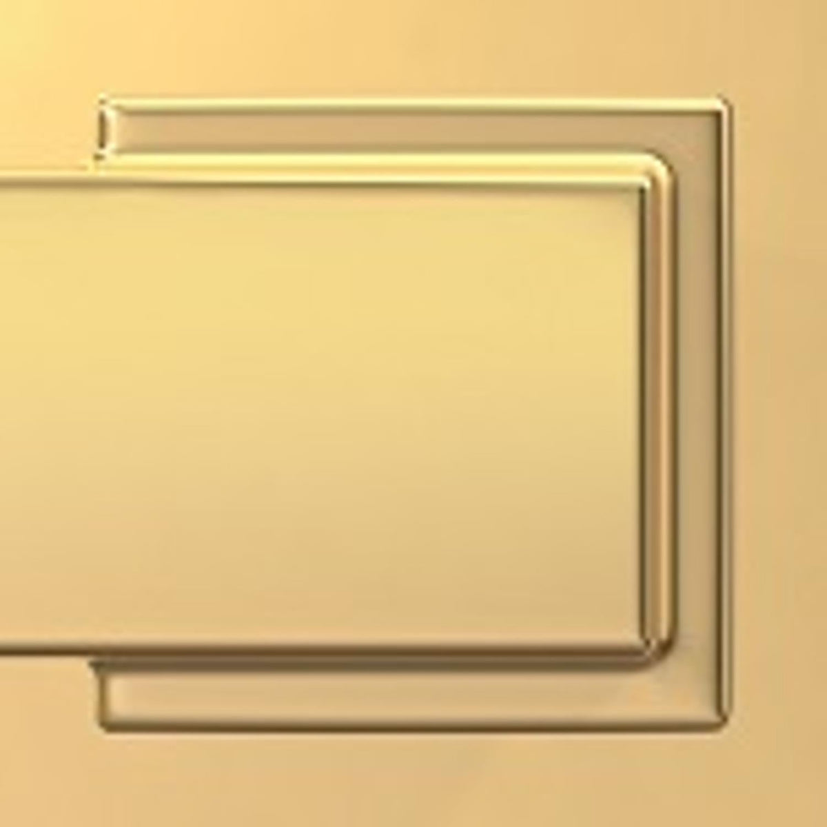 Schlage Flair Bright Brass Privacy Lockset, ANSI Grade 2, 1-3/4 in Door Thickness