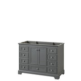 Deborah 59.25 in. W x 21.5 in. D Vanity Cabinet in White - Super Arbor