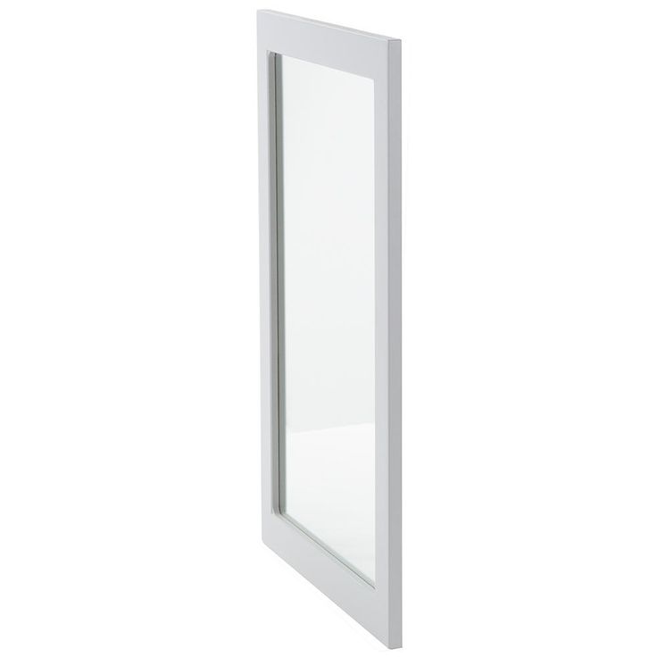 Lancaster 20 in. W x 27 in. H Framed Wall Mirror in Pearl Gray