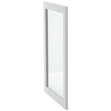Lancaster 20 in. W x 27 in. H Framed Wall Mirror in Pearl Gray