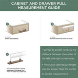 Essentials Twisted Arch 3 in. (76mm) Center-to-Center Satin Nickel Drawer Pull (25-Pack) - Super Arbor