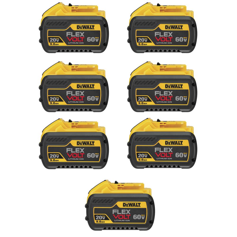 FLEXVOLT 20-Volt /60-Volt MAX Lithium-Ion 9.0Ah Battery Pack (2-Pack)