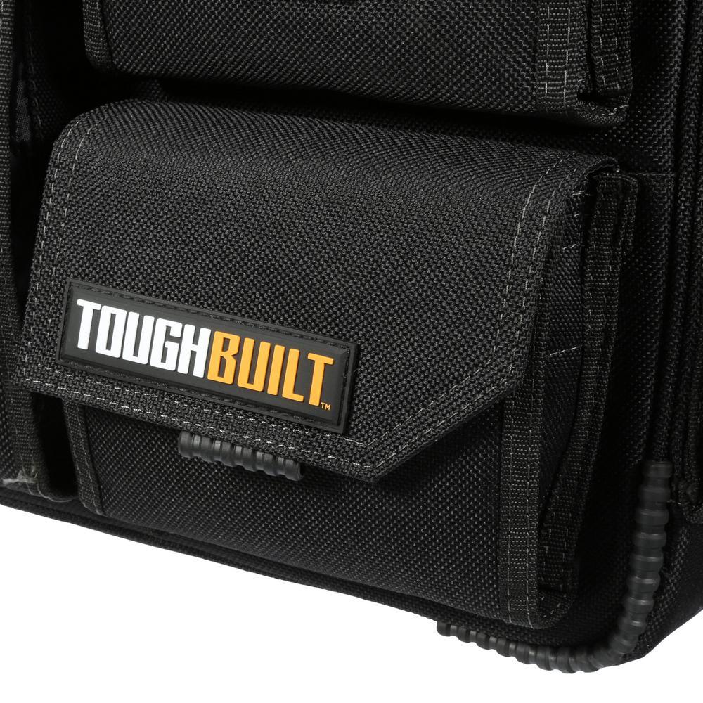 Medium Quick Access Laptop Tool Bag with Shoulder Strap in Black - Super Arbor