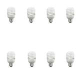 Philips 75-Watt Equivalent T2 Spiral CFL Soft White Light Bulb (8-Pack)