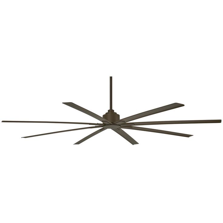 Xtreme H2O 84 in. Indoor/Outdoor Brushed Nickel Wet Ceiling Fan with Remote Control