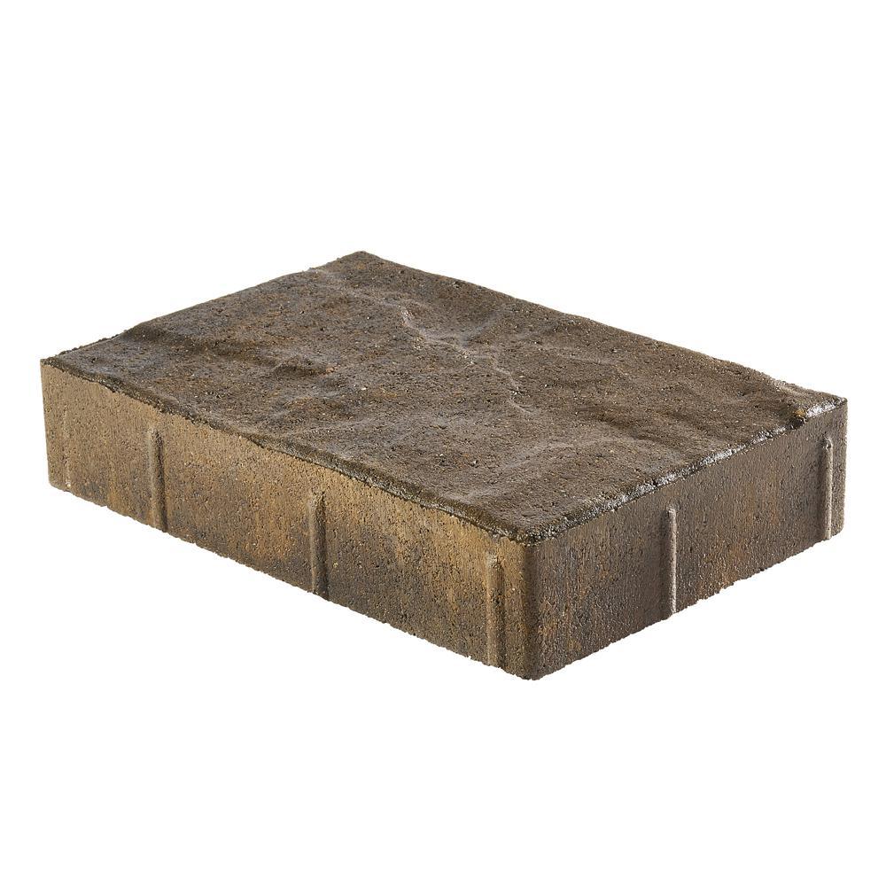 Taverna 11.81 in. L x 7.87 in. W x 1.97 in. H Rectangle Earth Blend Concrete Paver (192-Piece/124 sq. ft./Pallet) - Super Arbor