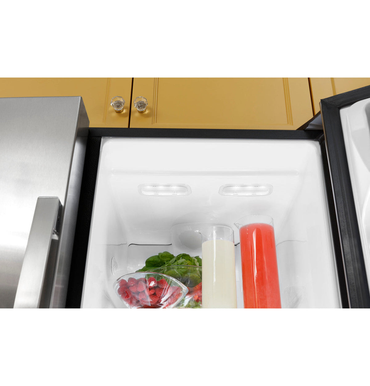 GE 25.3 cu. ft. Side-by-Side Refrigerator in Fingerprint Resistant Stainless Steel, GSS25GYPFS