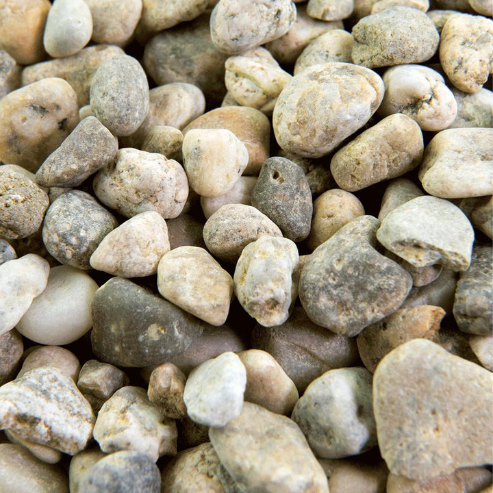 Southwest Boulder & Stone 0.50 cu. ft. 3/8 in. Del Rio Bagged Landscape Rock and Pebble for Gardening, Landscaping, Driveways and Walkways - Super Arbor