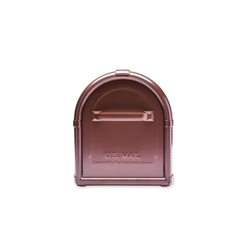 Hillsborough Post Mount Mailbox Copper - Super Arbor