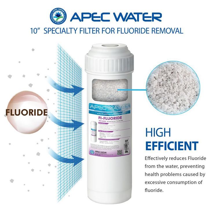 10 in. Fluoride Removal Water Filter Cartridge