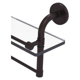 Allied Brass Remi Antique Bronze 1-Tier Brass Wall Mount Bathroom Shelf
