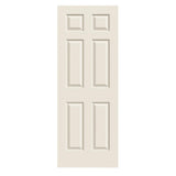 30 in. x 80 in. Colonist Primed Textured Molded Composite MDF Interior Door Slab - Super Arbor