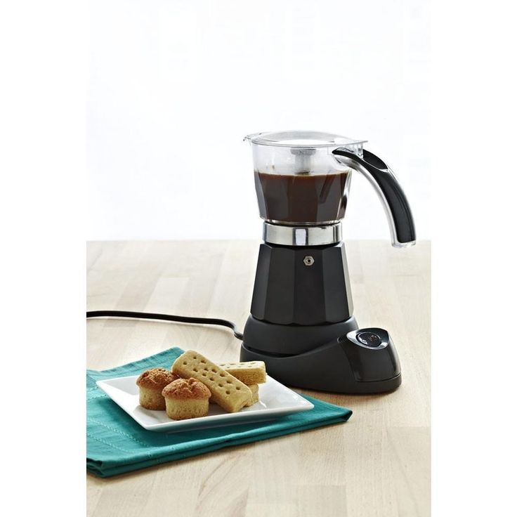 3-Cup/6-Cup Electric Coffee Maker in Black