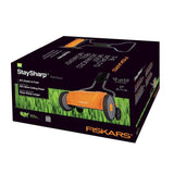 Fiskars StaySharp 17 in.  Manual Push Walk Behind Non-Electric Reel Mower