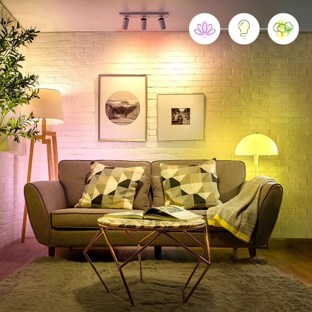 60W Equivalent A19 Colors and Tunable White Wi-Fi Connected Smart LED Light Bulb - Super Arbor