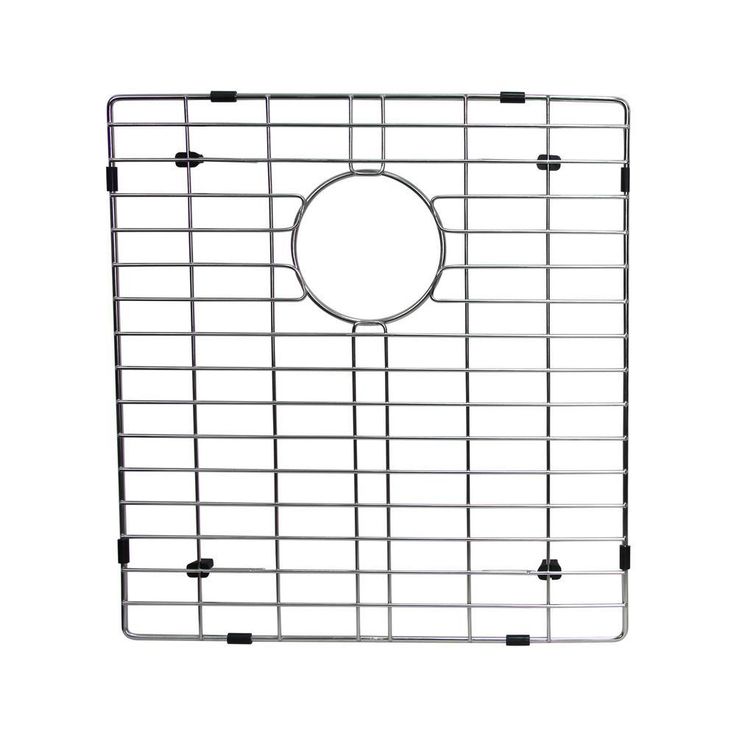 17 in. x 15.8 in. Kitchen Sink Bottom Grid in Stainless Steel