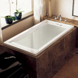 Evolution 60 in. x 32 in. Acrylic Reversible Drain Bathtub in White - Super Arbor
