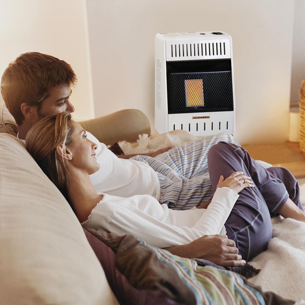 6,000 BTU Plaque Ventless LP Gas Heater - Super Arbor