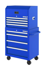 Kobalt 26.7-in W x 33-in H 4-Drawer Steel Rolling Tool Cabinet (Blue)
