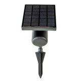 High Lumen Metal Solar Black Outdoor Integrated LED Landscape Spot Light