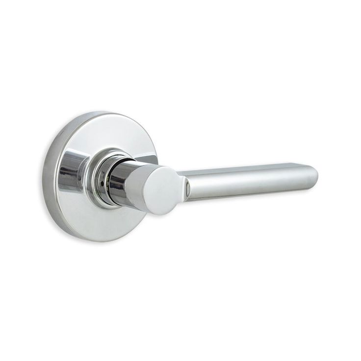 Tonbridge Matte Black Hall and Closet Door Lever with Round Rose (4-Pack)