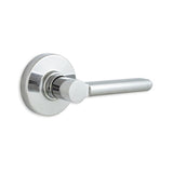 Tonbridge Matte Black Hall and Closet Door Lever with Round Rose (4-Pack)