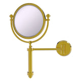 Allied Brass Southbeach 8-in x 16-in Polished Brass Double-Sided Magnifying Wall-Mounted Vanity Mirror
