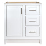 Kinghurst 48 in. W x 21 in. x 33.5 in. H D Bathroom Vanity Cabinet Only in White - Super Arbor