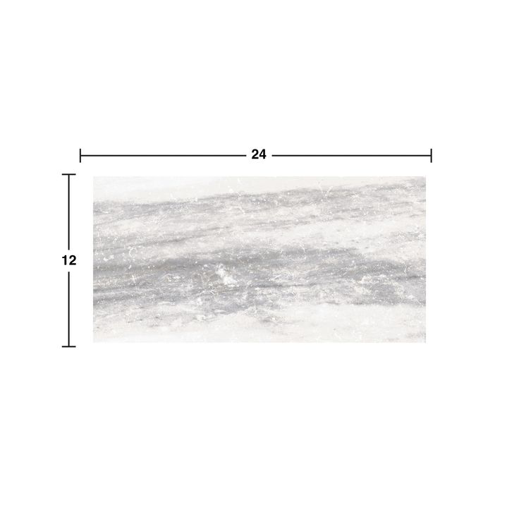 Style Selections Sovereign Stone Pearl 12-in x 24-in Glazed Porcelain Marble Stone Look Floor Tile