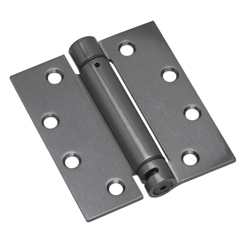4 in. x 4-1/2 in. Full Mortise Adjustable Spring Hinge - Super Arbor