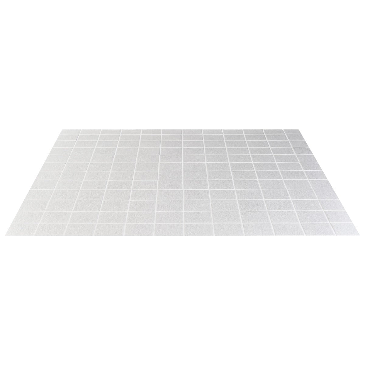 Sarina Vintage White 4x4 Glossy Crackled Ceramic Wall Tile by Lux Tile