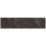 Marmo Perfetto Nero 4x16 Semi-Polished Porcelain Tile - Lux Tile