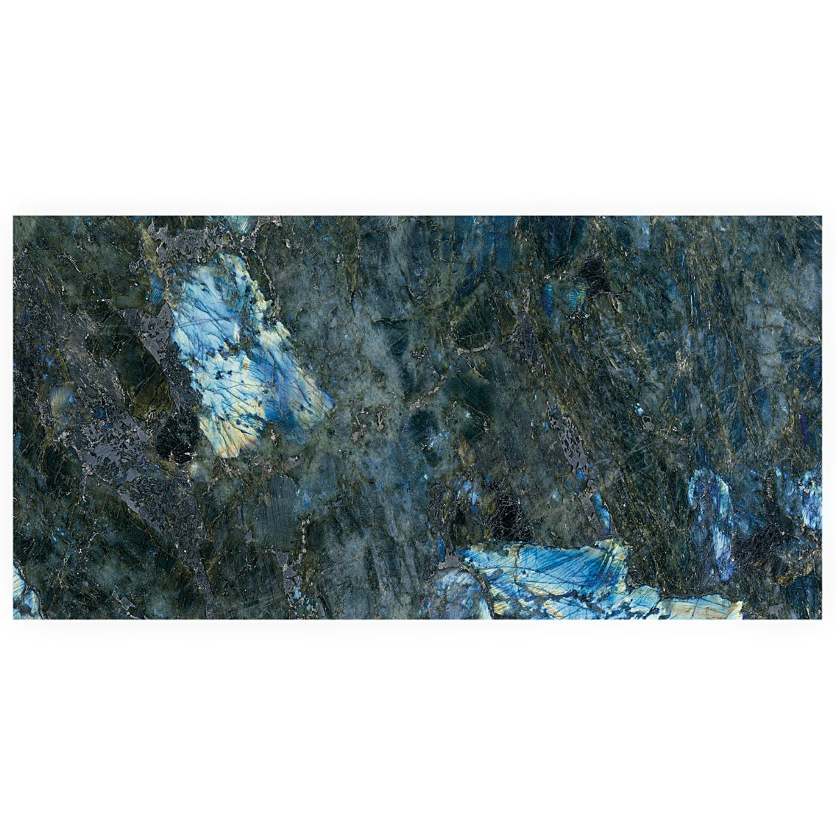 Lux Tile Jewel Onyx Labradorite Blue 24x48 Polished Porcelain Tile