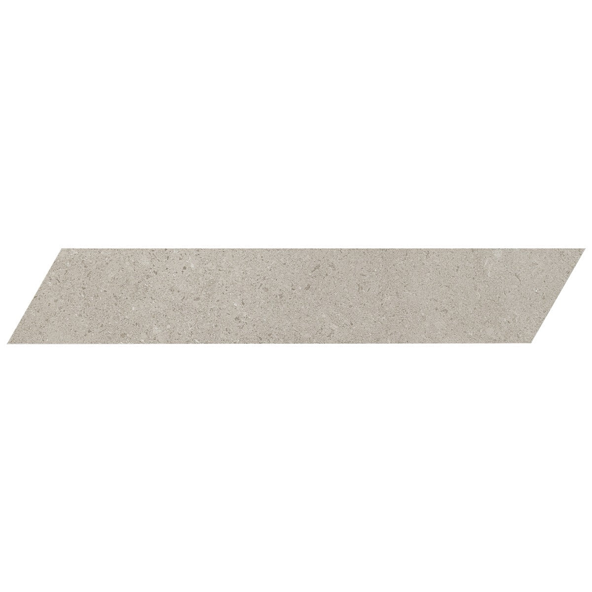 Lux Tile New Rock Fumo Light Gray 4x21 Chevron Matte Porcelain Tile
