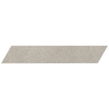 Lux Tile New Rock Fumo Light Gray 4x21 Chevron Matte Porcelain Tile
