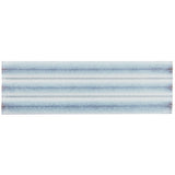 Ponto Iris White Fluted 5x16 3D Polished Porcelain Tile by Lux Tile