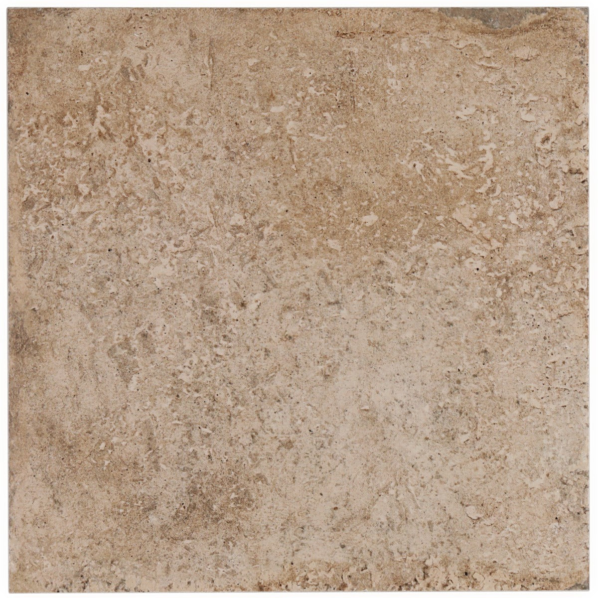 Seville Delfi Beige 12x12 Matte Porcelain Tile - Travertine Look